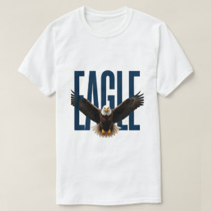Eagle Luxury Wildlife Editorial Graphic T-Shirt