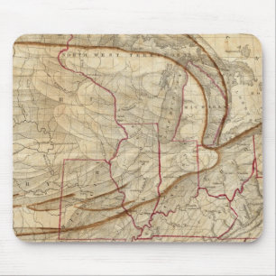 Eagle Map of the United States Mouse Pad