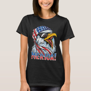 Eagle Merica T Shirt 4th Of July Merica Men Boys A