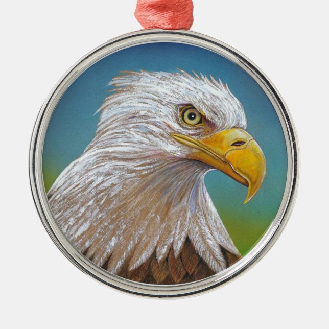 Eagle Metal Ornament (Front)