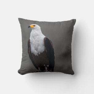 Eagle Minimalist Selective Color Photography Throw Pillow