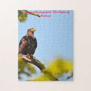 Eagle Montana.Christmas Greetings Jigsaw Puzzle