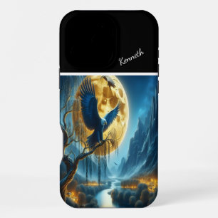 Eagle Moonlit Watch iPhone 16 Pro Max Case