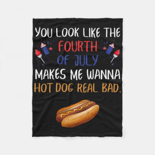 Eagle Mullet 4th Of July Usa American Flag Merica Fleece Blanket