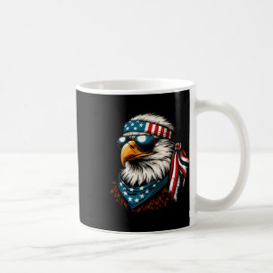 Eagle Mullet Patriotic 4th Of July Patriot Usa Ame Coffee Mug
