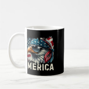 Eagle Mullet Sungles Merica 4th Of July Usa Americ Coffee Mug
