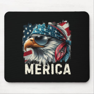 Eagle Mullet Sungles Merica 4th Of July Usa Americ Mouse Pad