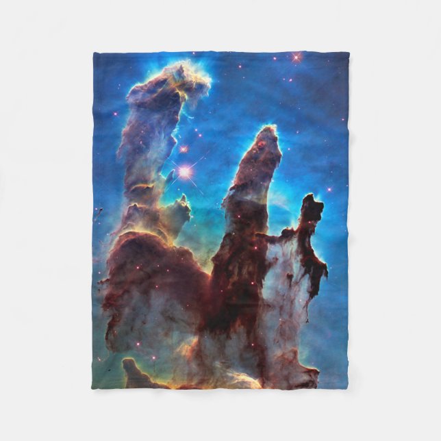 Eagle Nebula Fleece Blanket (Front)