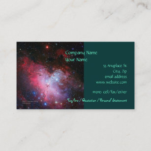 Eagle Nebula, Messier 16 - business card template