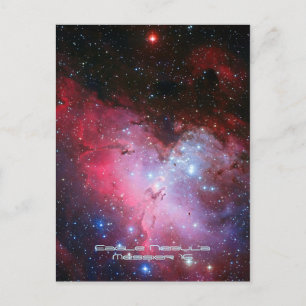 Eagle Nebula, Messier 16 - Pillars of Creation Postcard