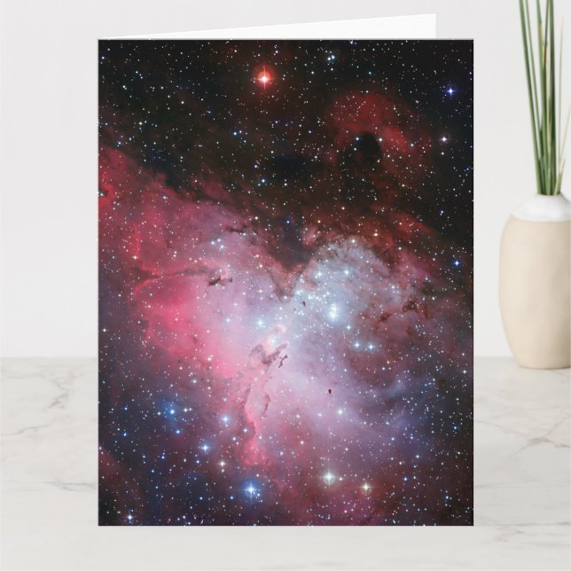 Eagle Nebula Space Astronomy Card (Front)