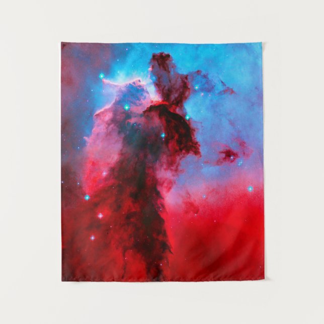 Eagle Nebula Stellar Spire Small Tapestry (Front)