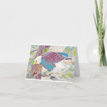 Eagle Notecard Blank Inside