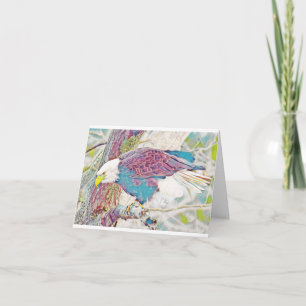 Eagle Notecard Blank Inside