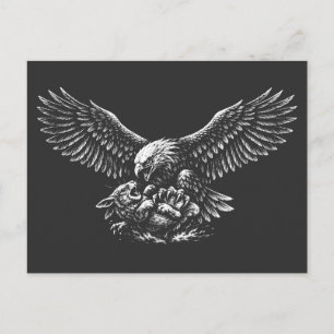 Eagle of Ashes by BurnsInHell Postcard