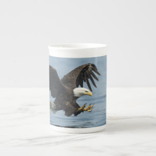 Eagle on Approach Bone China Mug