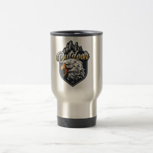eagle out door mountains travel mug