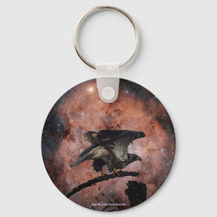 Eagle & Outer Space Gifts Keychain