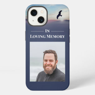 Eagle Over Mountains Blue Photo In Loving Memory iPhone 13 Case
