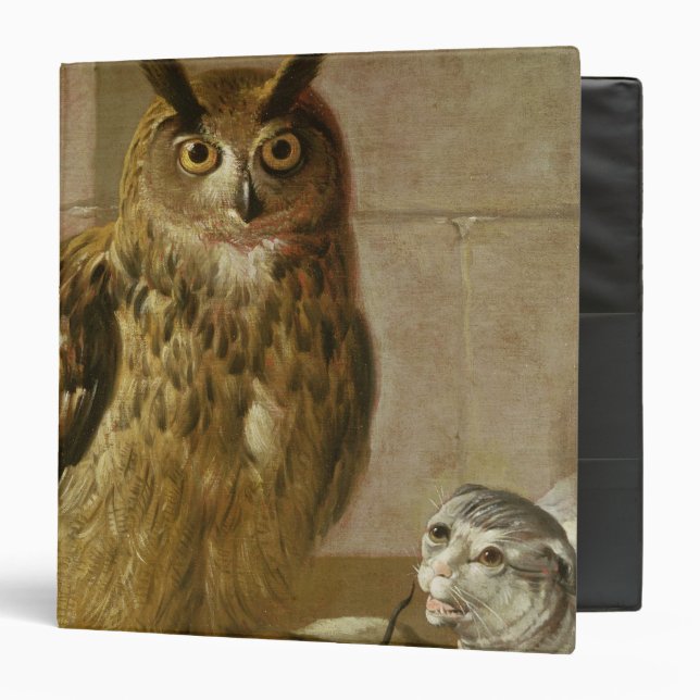 Eagle Owl and Cat with Dead Rats Binder (Front/Inside)