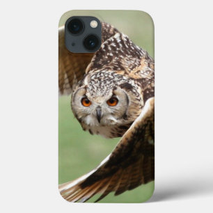 Eagle Owl In Flight iPhone 13 Case