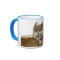 Eagle owl in flight mug