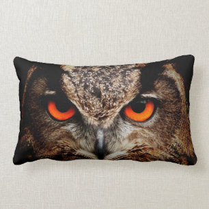 Eagle Owl Lumbar Pillow