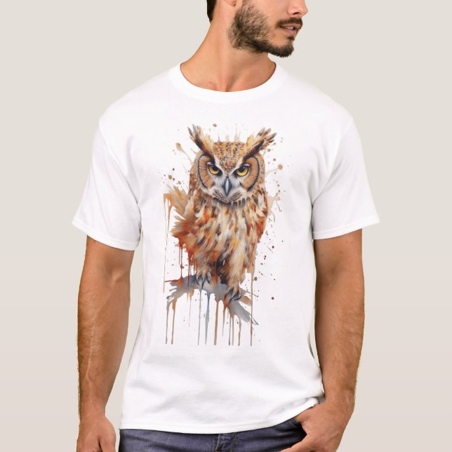 eagle owl T-Shirt (Front)