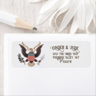 Eagle Personalized Customize Return Address Label
