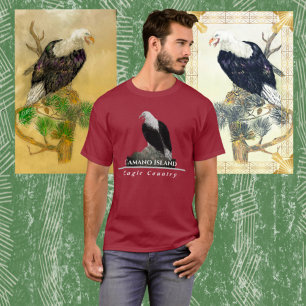 Eagle, Personnaliser City Text T-Shirt