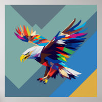 Eagle pop art