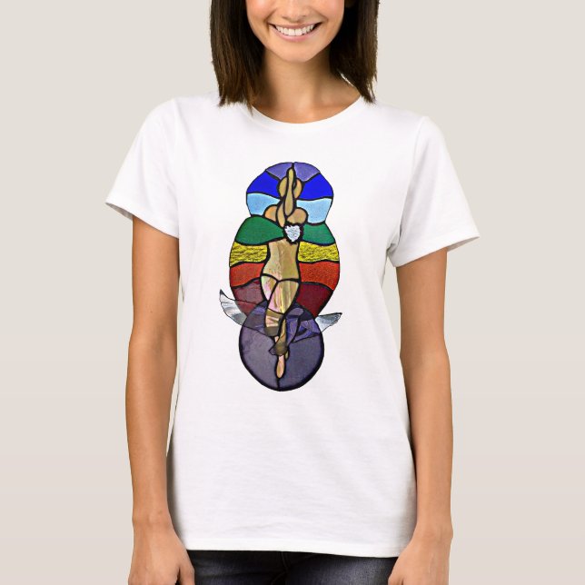 Eagle Pose T shirt (Front)