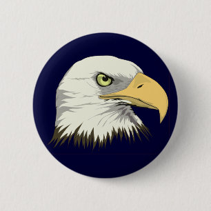 Eagle Profile 2 Inch Round Button