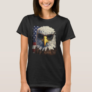 Eagle Proud Patriotic American US Flag 4th Of July T-Shirt