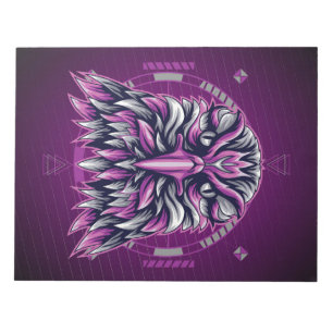 Eagle Purple Geometric Notepad