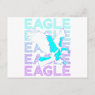Eagle Retro  Holiday Postcard