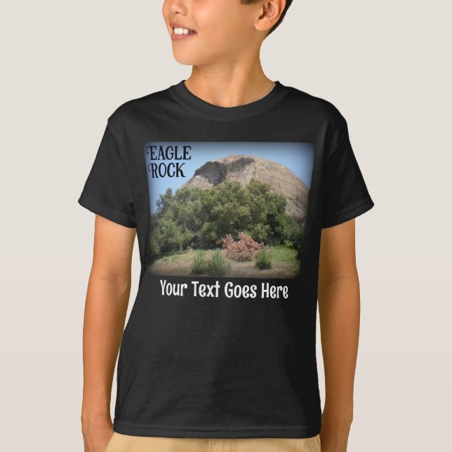 Eagle Rock California Monument Customizable T-Shirt (Front)