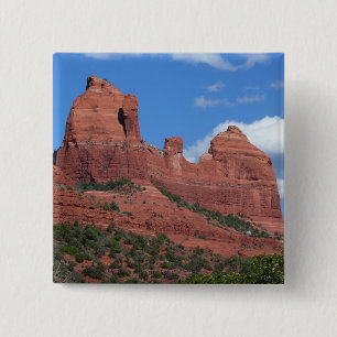Eagle Rock I Sedona Arizona Travel Photography 2 Inch Square Button