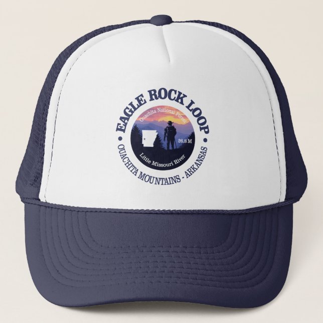 Eagle Rock Loop (rd2) Trucker Hat (Front)