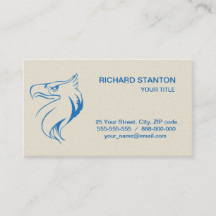Eagle’s head business card