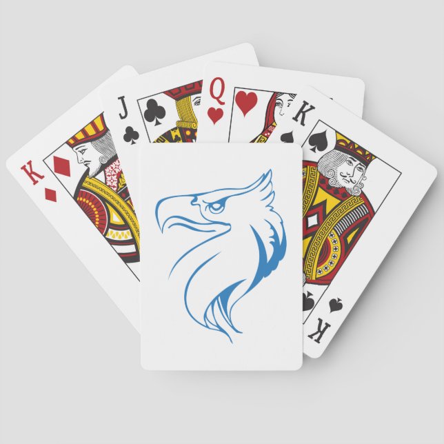 Eagle’s head playing cards (Back)