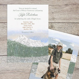 Eagle Scout, Court of Honor, Mt. Rainier Invitation