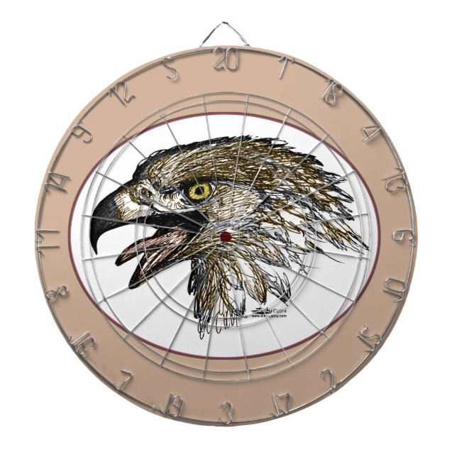 Eagle Screaming Dartboard (Front)