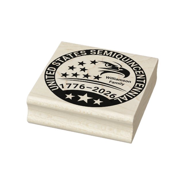Eagle Seal • 1776–2026 United States Tribute Rubber Stamp (Stamp)