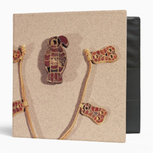 Eagle-shaped brooch and a necklace binder