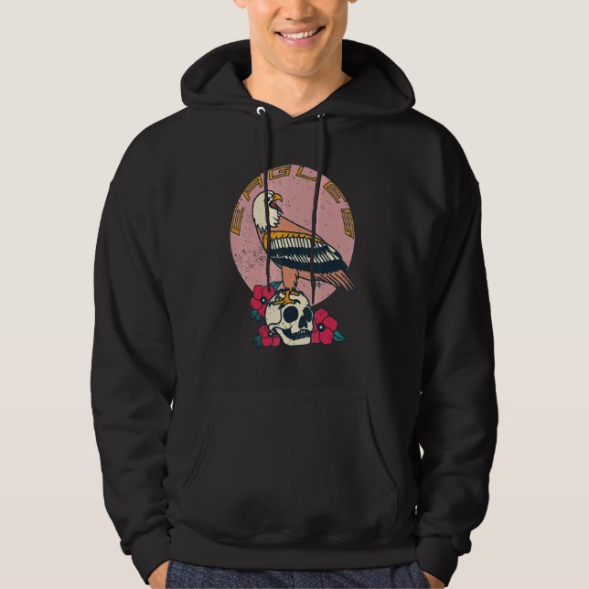 Eagle Sharp Objects Falconry Falcon Hawk Goshawk O Hoodie (Front)