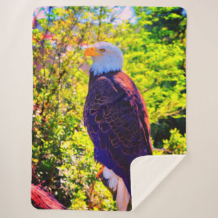 Eagle sherpa blanket
