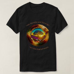 Eagle & Snake Tree of Life 006a T-Shirt