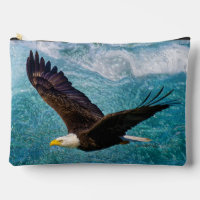 Eagle Soaring Above the Storm