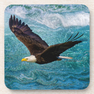 Eagle Soaring Above the Storm Coaster